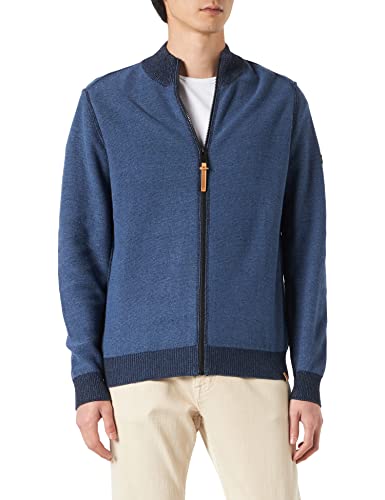 Camel Active Męska Kurtka z Dzianiny, Niebieski Night Blue, Xxl