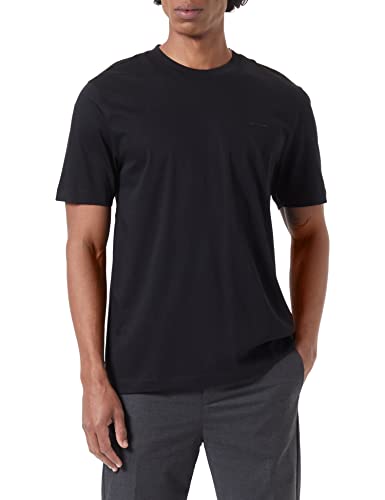 Pierre Cardin Męska koszulka z długim rękawem z długim rękawem, czarna, 6XL, czarny, 6XL