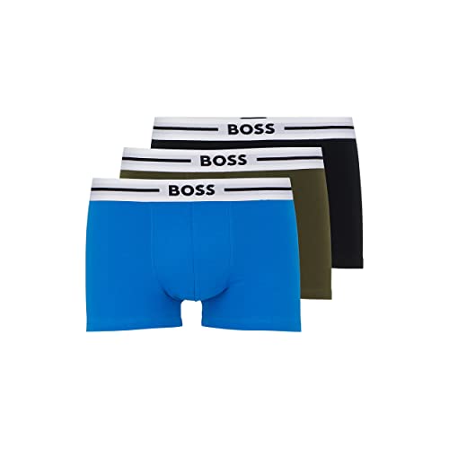 BOSS Men's 3P Bold Trunk, Open Miscellaneous, XS, Open Miscellaneous