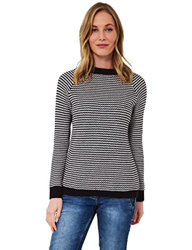 Cecil Damski sweter z dzianiny B302167, czarny, XXL, czarny, XXL
