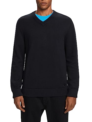 ESPRIT sweter męski, 001/Black, S