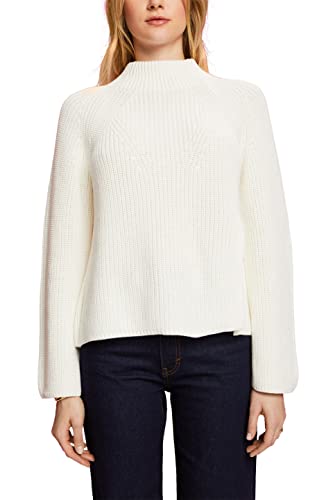 ESPRIT Damski sweter 102EE1I321, 110/OFF biały, XXL (DE)