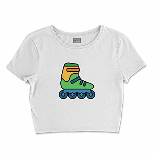 Bona Basics, Koszulka damska z nadrukiem cyfrowym,%100 bawełna, biała, casualowa, topy damskie, rozmiar: XL, biały, XL Krótki