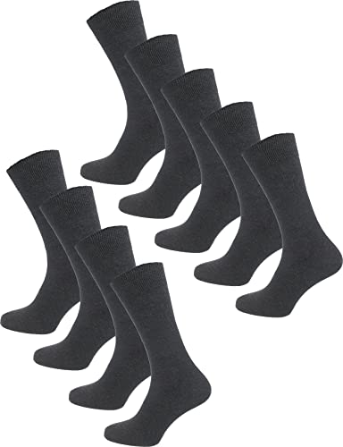 Camano Online Unisex comfort cotton Socks 9p, ciemnoszary, 39-42 EU