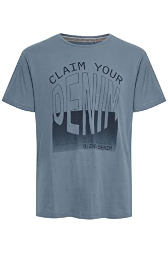 Blend T-shirt męski, 184025 / niebieski (Copen Blue), M