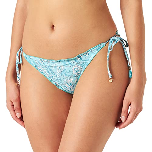 women'secret Damskie majtki bikini z boku stringi drestynacja letnie majtki, zielony nadruk, L