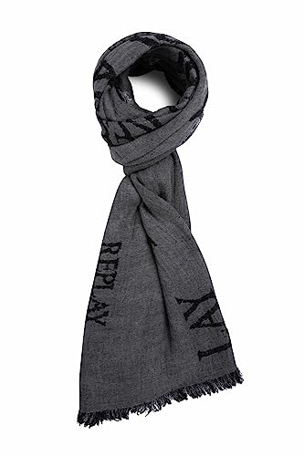 Replay Męski szalik AM9223, 299 Washed Black, UNIC