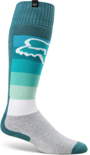 Fox Racing Damskie skarpety motocrossowe 180 Toxsyk, niebieski Maui, jeden rozmiar, Niebieski maui, Rozmiar uniwersalny