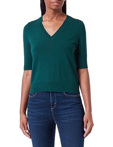 s.Oliver BLACK LABEL Damski sweter z dzianiny, zielony, 36