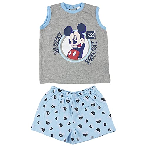 CERDÁ LIFE'S LITTLE MOMENTS Pijama dla chłopców Pijama Niño de Licencia Gescial Mickey Mouse Child Tiantes oficjalna licencja Disney, Verde, Pequeño