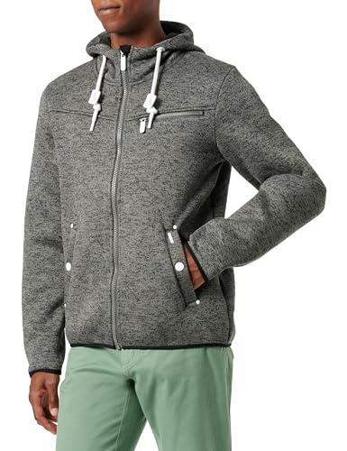 Yuka Męska kurtka polarowa 18331421, szary melanż, L, szary melanż, L