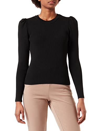 ONLY Damski sweter Onlsally L/S Puff KNT Noos, Czarny, M