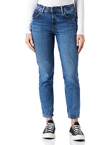 Pepe Jeans fioletowe spodnie damskie, Niebieski (Denim-vy8), 28W x 32L