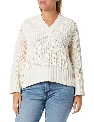 Replay Sweter damski z krótkim rękawem, 412 masło białe, S