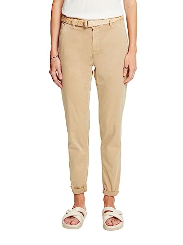 ESPRIT Spodnie damskie 993EE1B312, 285/SAND, 34/34, 285 / piasek, 34W / 34L