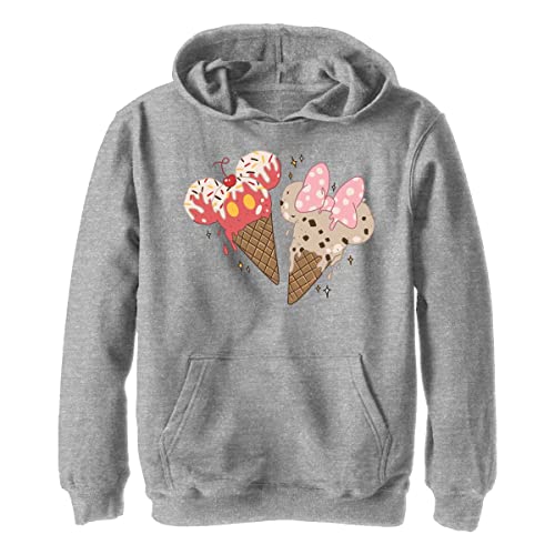 Disney Mickey Minnie Kegels chłopięca bluza z kapturem, Sportowy wrzos, M
