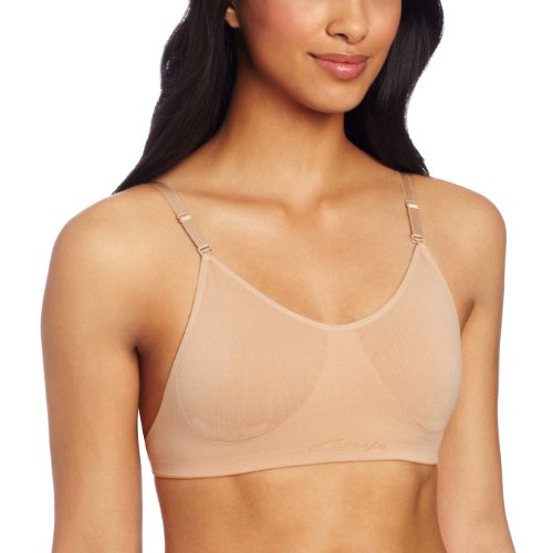 Capezio bezszwowy przezroczysty biustonosz z tyłu górna warstwa podstawowa, naga, XL damska, Nude, XL