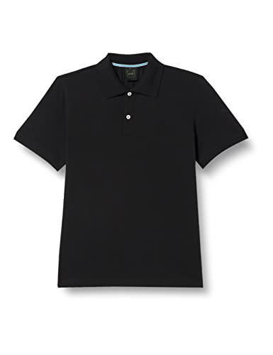 Geox Męska koszulka polo M (DE), czarna, L, czarny, L