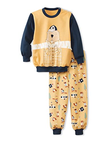 CALIDA Chłopięca piżama Toddlers Adventure Ochre Yellow, standard