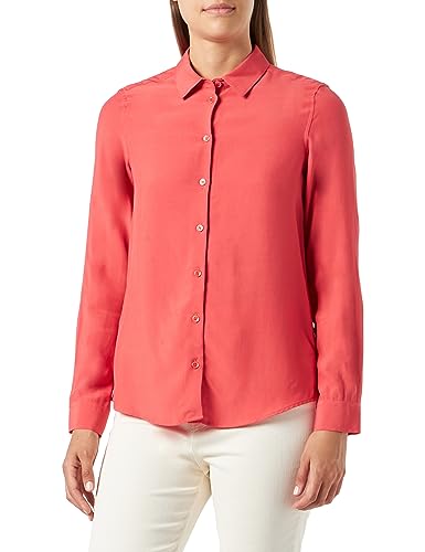 Seidensticker Damska bluzka z długim rękawem Regular Fit, magenta, 42