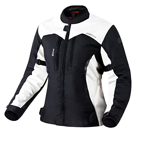 OZONE MOTO Damska kurtka motocyklowa Delta Iv Jacket Lady Textile, kolor czarny/szary, rozmiar 4XL