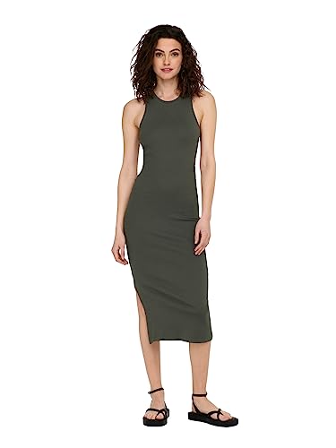 ONLY Sukienka damska Onlbelfast S/L Midi JRS Noos, Beluga, S