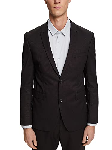 ESPRIT Collection Męska marynarka 992EO2G303, 005/BLACK 5, 52