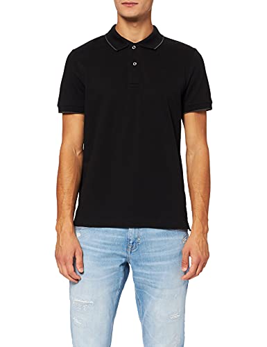 Geox M SUSTAINABLE męska koszulka polo, czarny, S