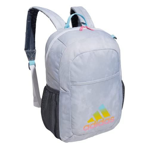 adidas Plecak unisex gotowy, sprany kamień biały/błogi różowy/błogi niebieski, jeden rozmiar