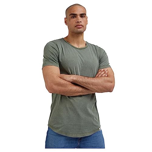 Lee T-shirt męski SHAPED TEE, zielony, L