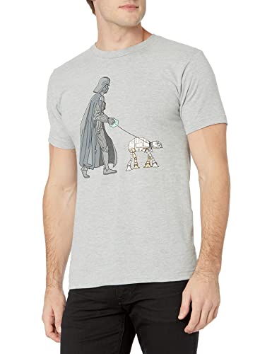 Fifth Sun Męski T-shirt Vader Walker, Athletic Heather, mały