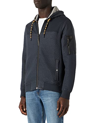 Camel Active Męska Kurtka Z Dzianiny, Niebieski (Night Blue), L