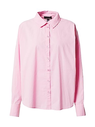 PIECES Damska koszulka Pctanne Ls Loose Noos Bc Bluzka, Begonia Pink, XL