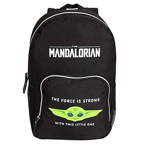 Star Wars The Mandalorian The Child The Force is Strong Boys plecak | Oficjalny produkt | Plecak dziecięcy Yoda Grogu na powrót do szkoły, pomysł na prezent dla chłopców