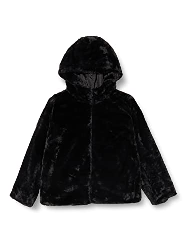 VERO MODA CURVE Damska kurtka VMSUIHOODIE Short Faux FUR Teddyjacke, czarna, 46, czarny, 46