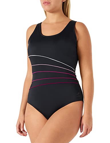 Energetics Damski jednoczęściowy kostium kąpielowy Freni, czarny, 44C