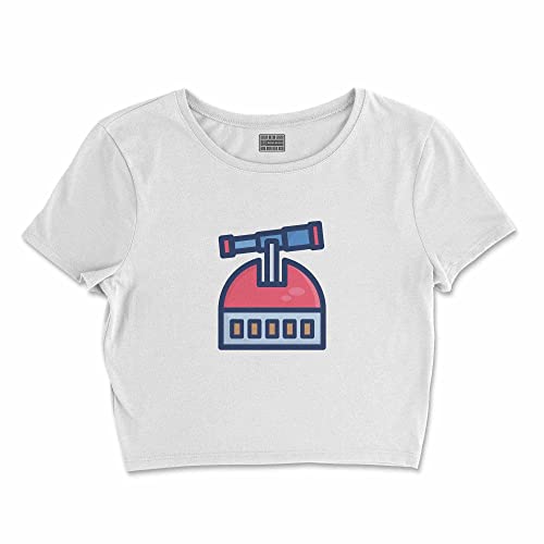 Bona Basics, Koszulka damska z nadrukiem cyfrowym,%100 bawełna, biała, casualowa, topy damskie, rozmiar: L, biały, L Krótki