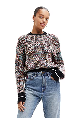 Desigual Sweter damski, czarny, XL