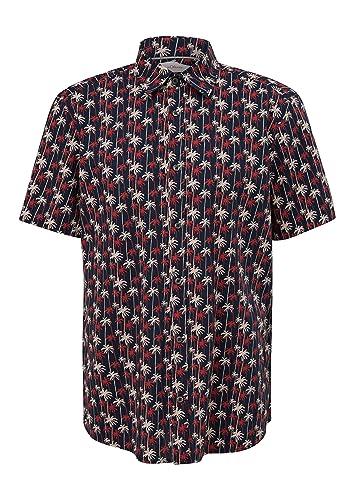 s.Oliver Męska koszula z krótkim rękawem, niebieski, 4XL