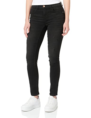 ONLY Onldaisy REG Push-up SK ANK dżinsy damskie skinny fit, Washed Black, 26W / 34L