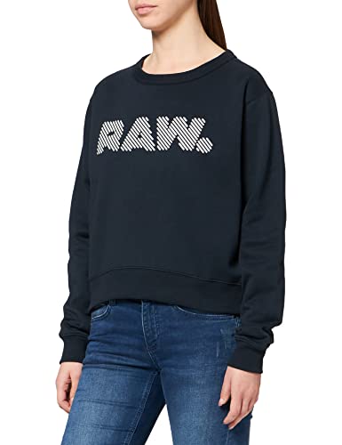 G-STAR RAW Graphic sweter damski, Niebieski (Salute A612-c742), S