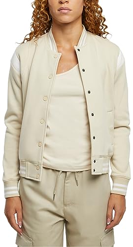 Urban Classics Damska bluza 2-tone College, kurtka College, dostępna w rozmiarach od XS do 5XL, Softseagrass/white, XL