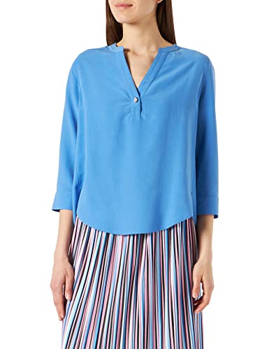 comma Bluzka damska rękaw 3/4, 5508 Royal Blue, 40