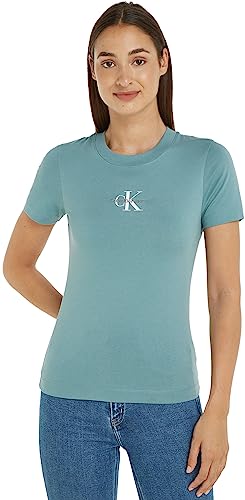 Calvin Klein Jeans Dzianinowe topy S/S, Arktyka, XXL