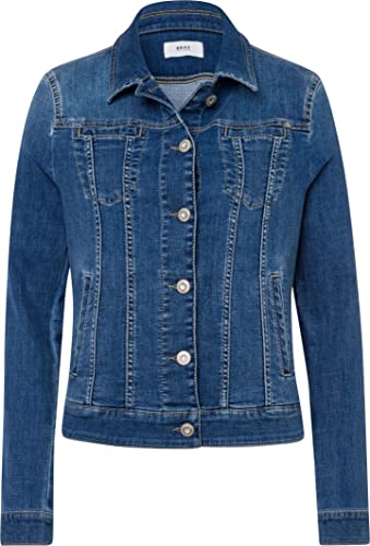 BRAX Damska kurtka jeansowa Miami, Used Blue, 36