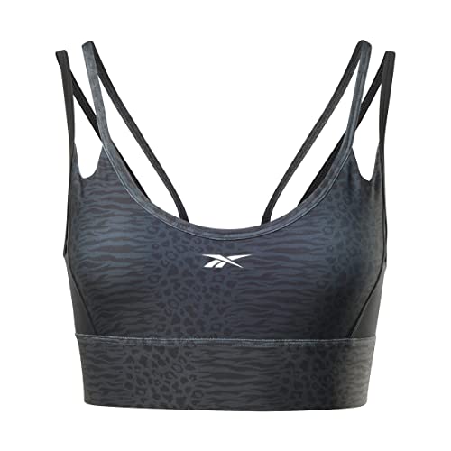 Reebok Damski biustonosz sportowy, czarny, L