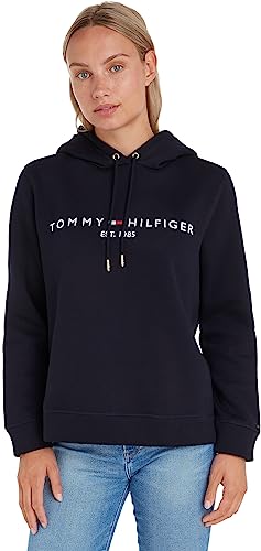 Tommy Hilfiger Damska bluza z kapturem Heritage Hilfiger Ls z kapturem, pustynne niebo, 3XL