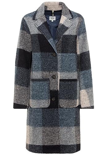 camel active Kurtka damska, bia?o-niebieska kratka Blue Check, 40