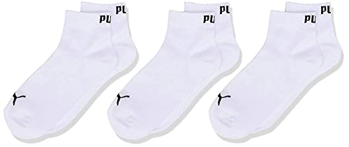 PUMA Chłopięce skarpety Quarter (3 sztuki), biały