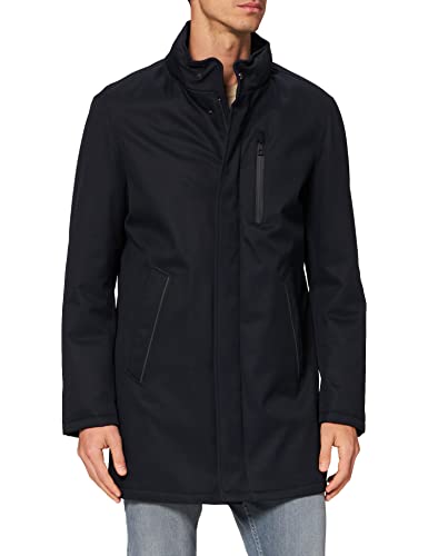 bugatti Męski płaszcz przeciwdeszczowy, morski, 50